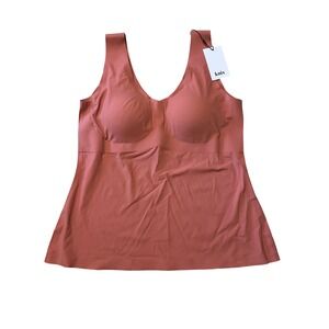 NWT Knix Evolution Tank Terracotta Reversible V-Neck Seamless Camisole XXL